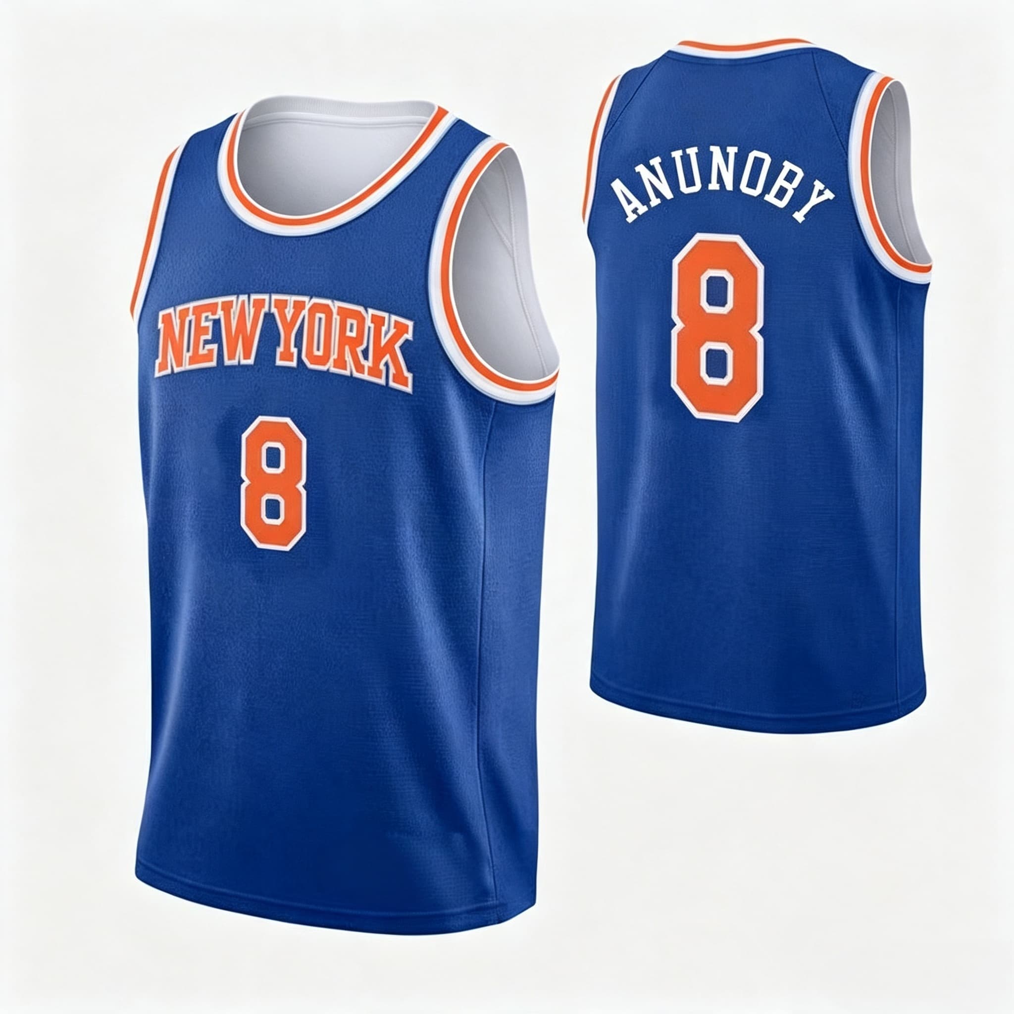 Men'S Fashion New York - رجال أنيونوبي # 8 قميص كرة