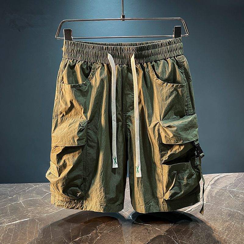 Men'S Fashion Loose Pants - شورت برمودا البضائع الرجالي الصلبة مرونة