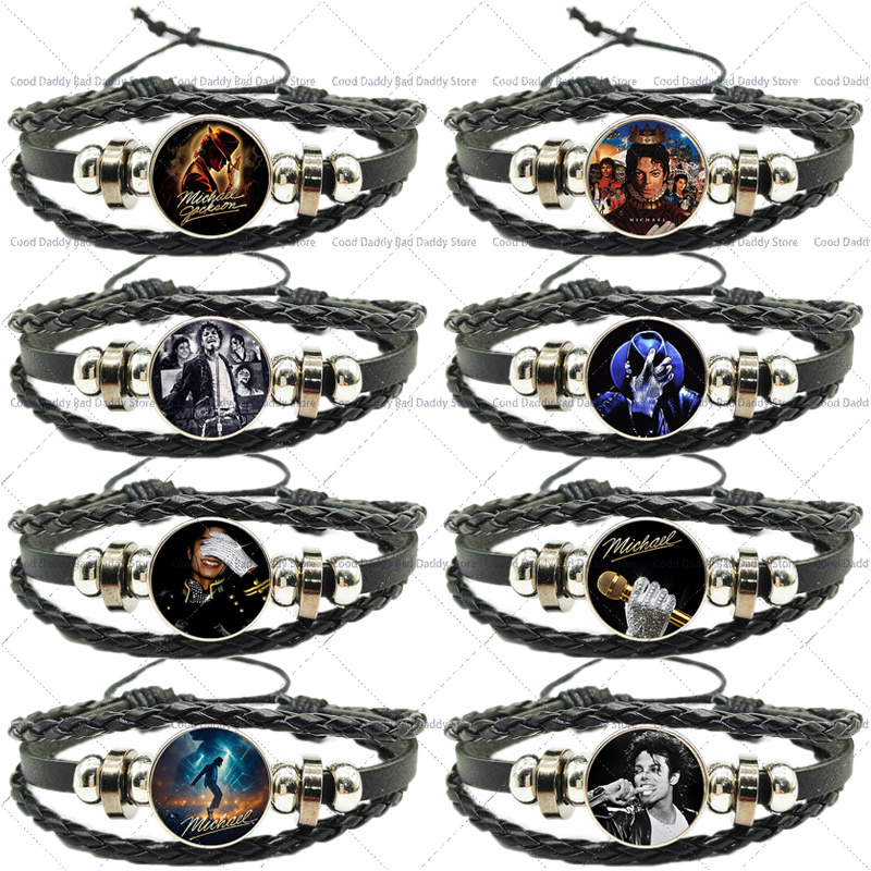 Men'S Fashion Jewelry - سوار ميشيل جاكسون المنسوج يدويًا للرجال
