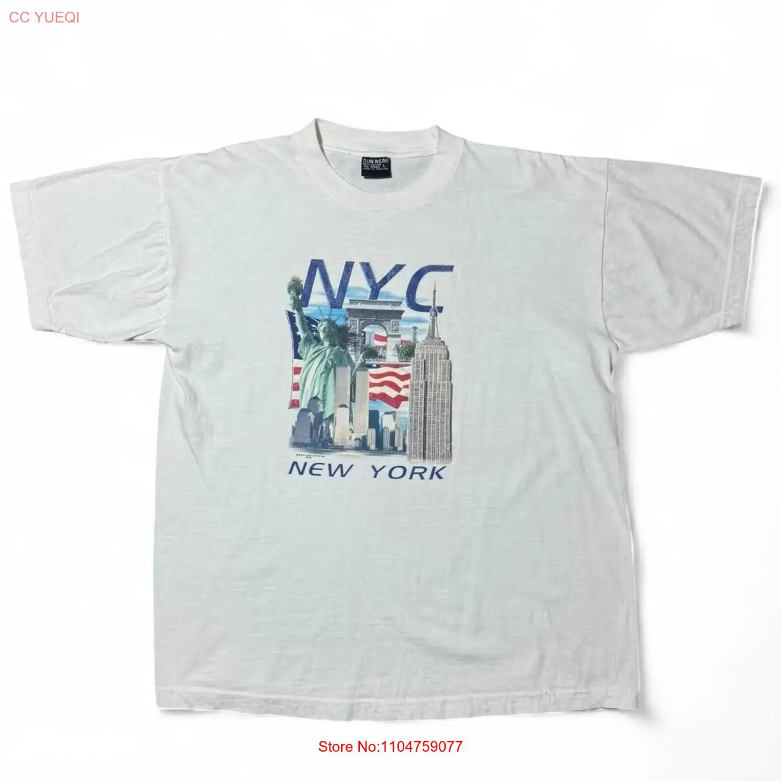Men'S Fashion New York - تي شيرت تذكاري لنيويورك بتصميم أبراج