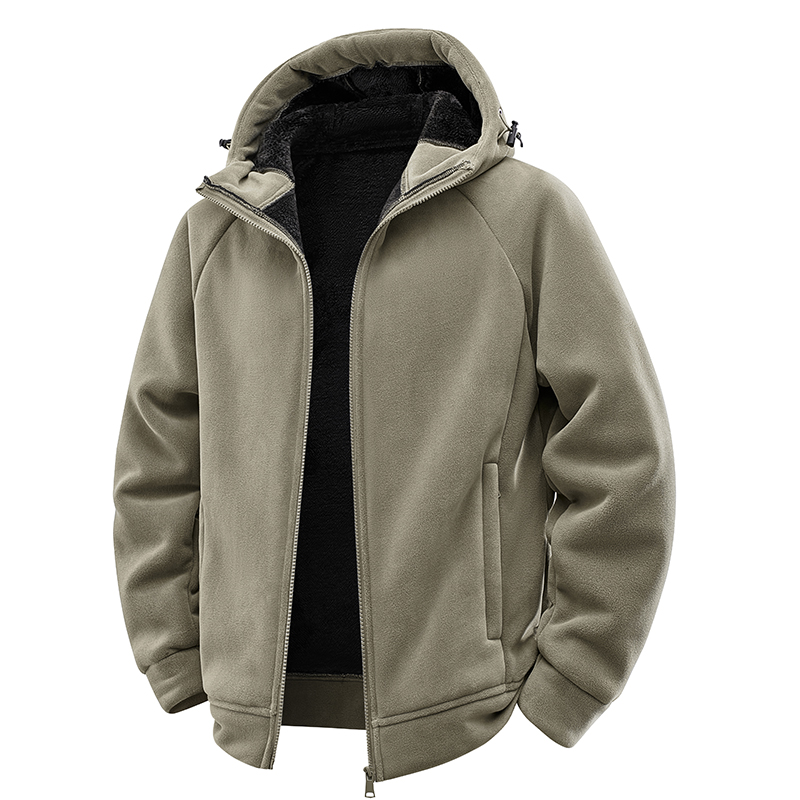 جاكيت رجالي سميك من الصوف القط - مراجعة Sherpa Jacket Fleece وسعره