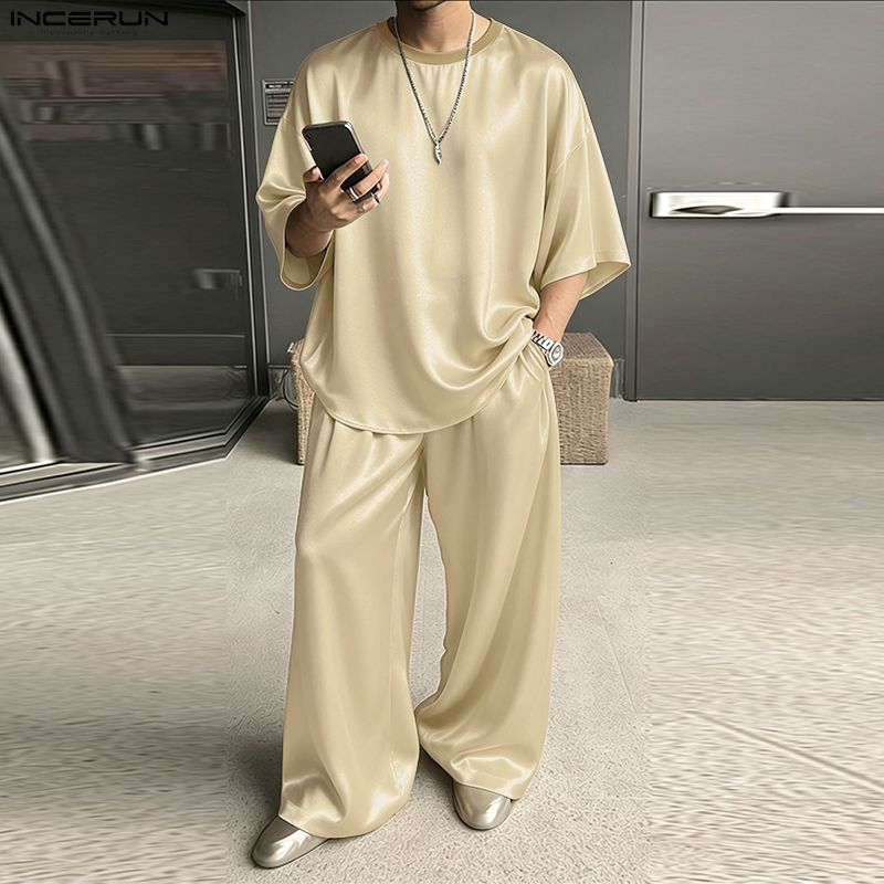 مجموعات إنسرن للرجال: تي شيرت  - مراجعة Men'S Fashion Loose Pants وسعره
