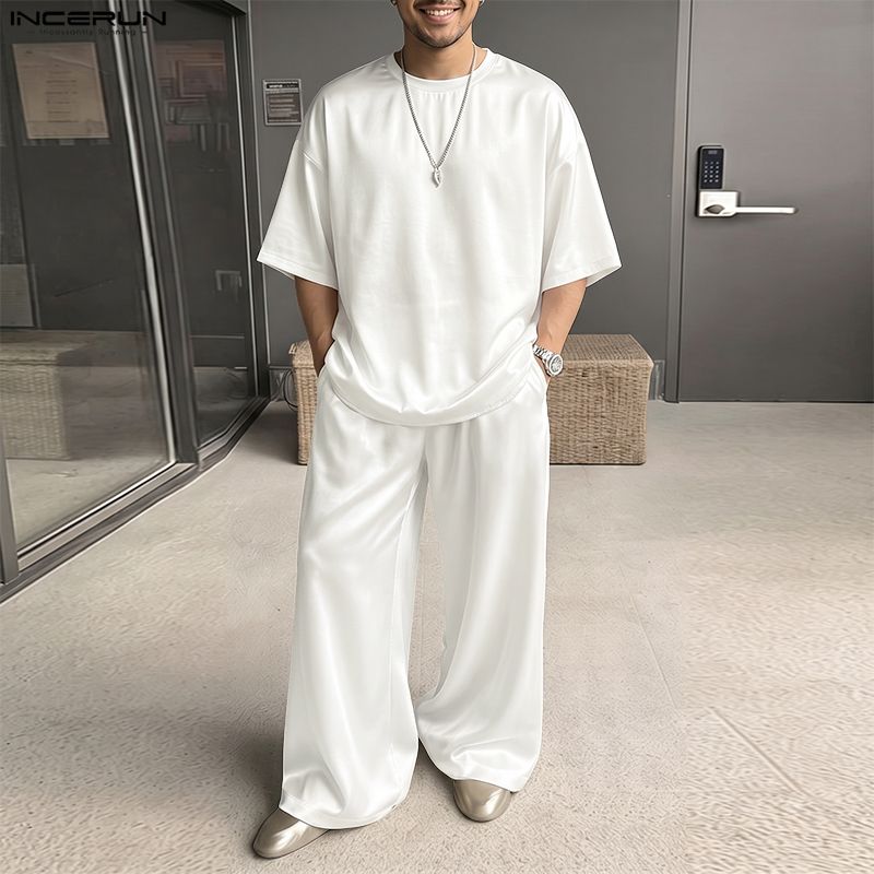 مجموعات إنسرن للرجال: تي شيرت  - مراجعة Men'S Fashion Loose Pants وسعره