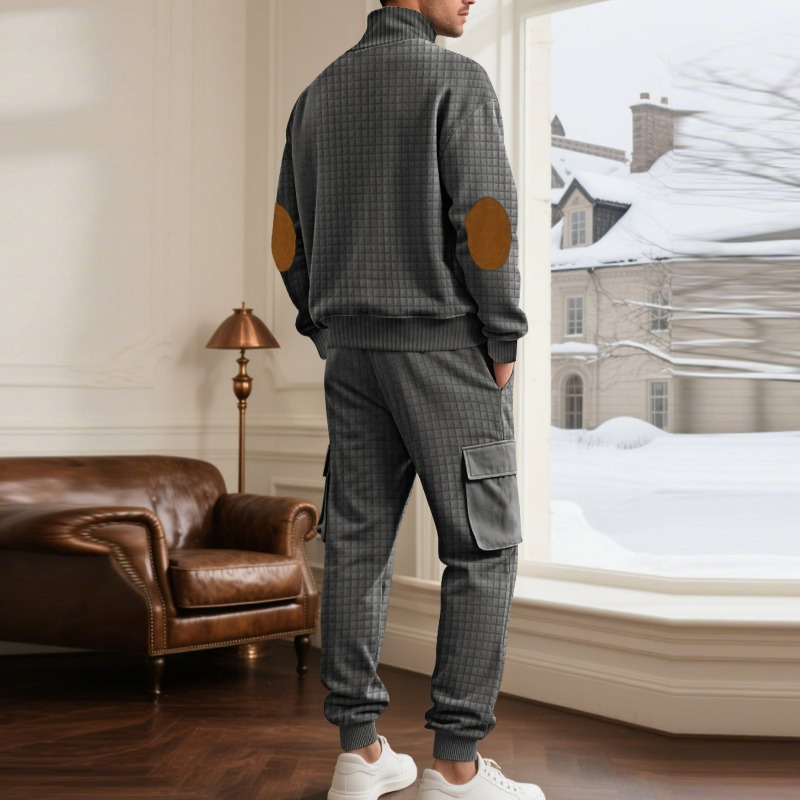 طقم سترة رياضية للرجال من KIDW - مراجعة Men'S Fashion Loose Pants وسعره