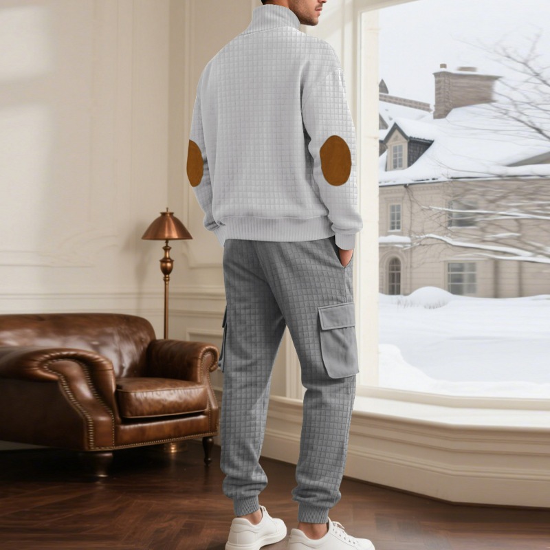 طقم سترة رياضية للرجال من KIDW - مراجعة Men'S Fashion Loose Pants وسعره