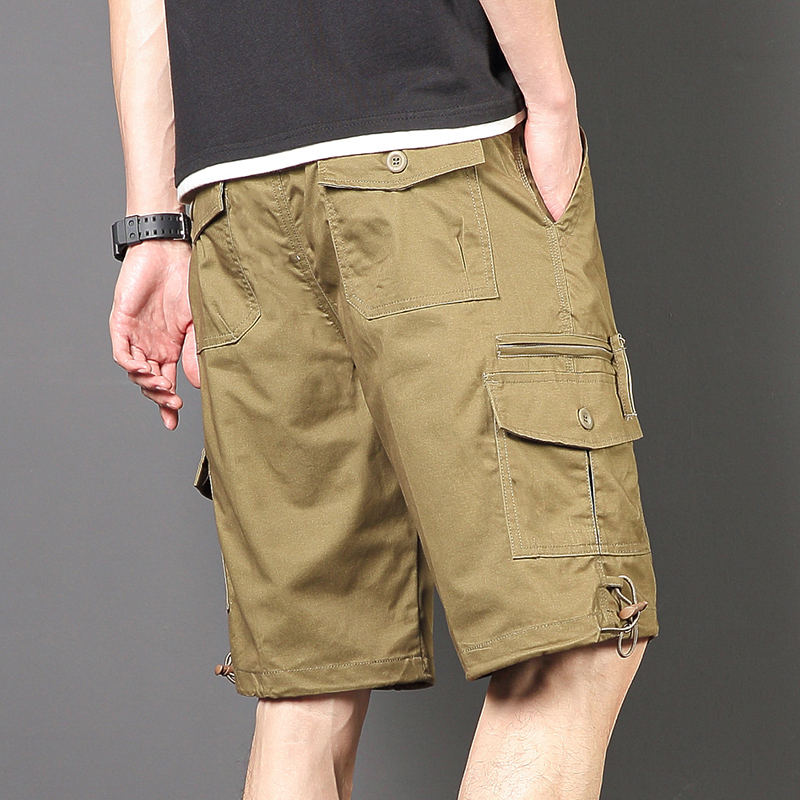 شورت كارجو رجالي صيفي عصري قاب - مراجعة Men'S Fashion Loose Pants وسعره