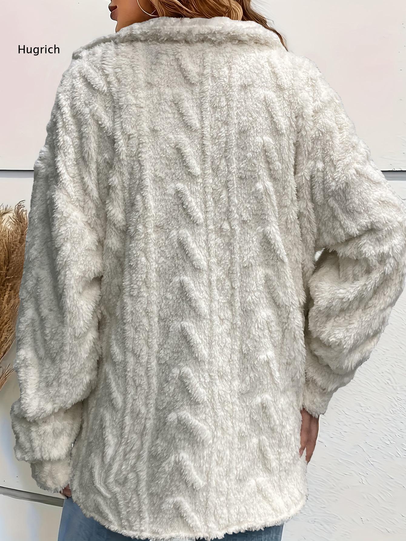معطف شيربا دافئ للنساء لفصلي ا - مراجعة Sherpa Jacket Fleece وسعره