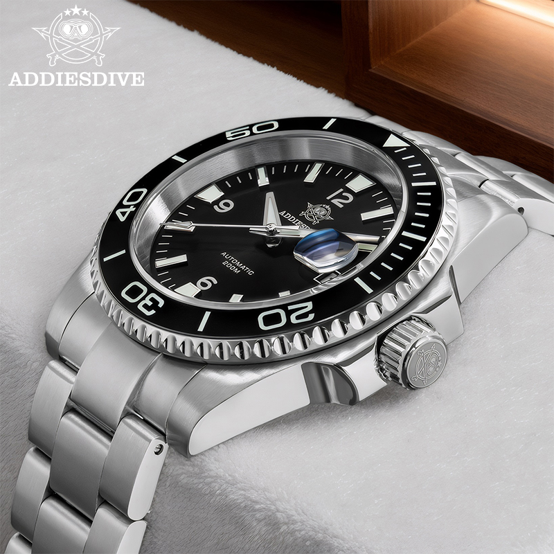 Addiesdive جديد الغوص ساعة لله - مراجعة Men'S Fashion Jewelry وسعره