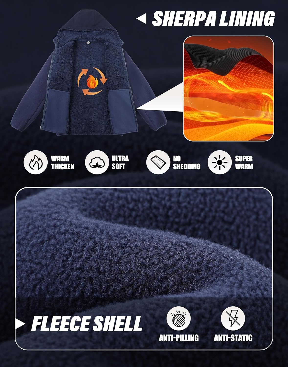 جاكيت رجالي من بايونير كامب مص - مراجعة Sherpa Jacket Fleece وسعره