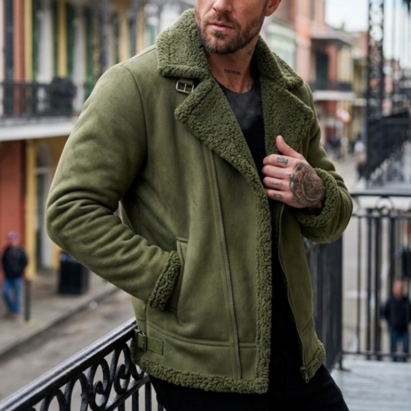 سترة رجالية شتوية للمشي لمسافا - مراجعة Sherpa Jacket Fleece وسعره