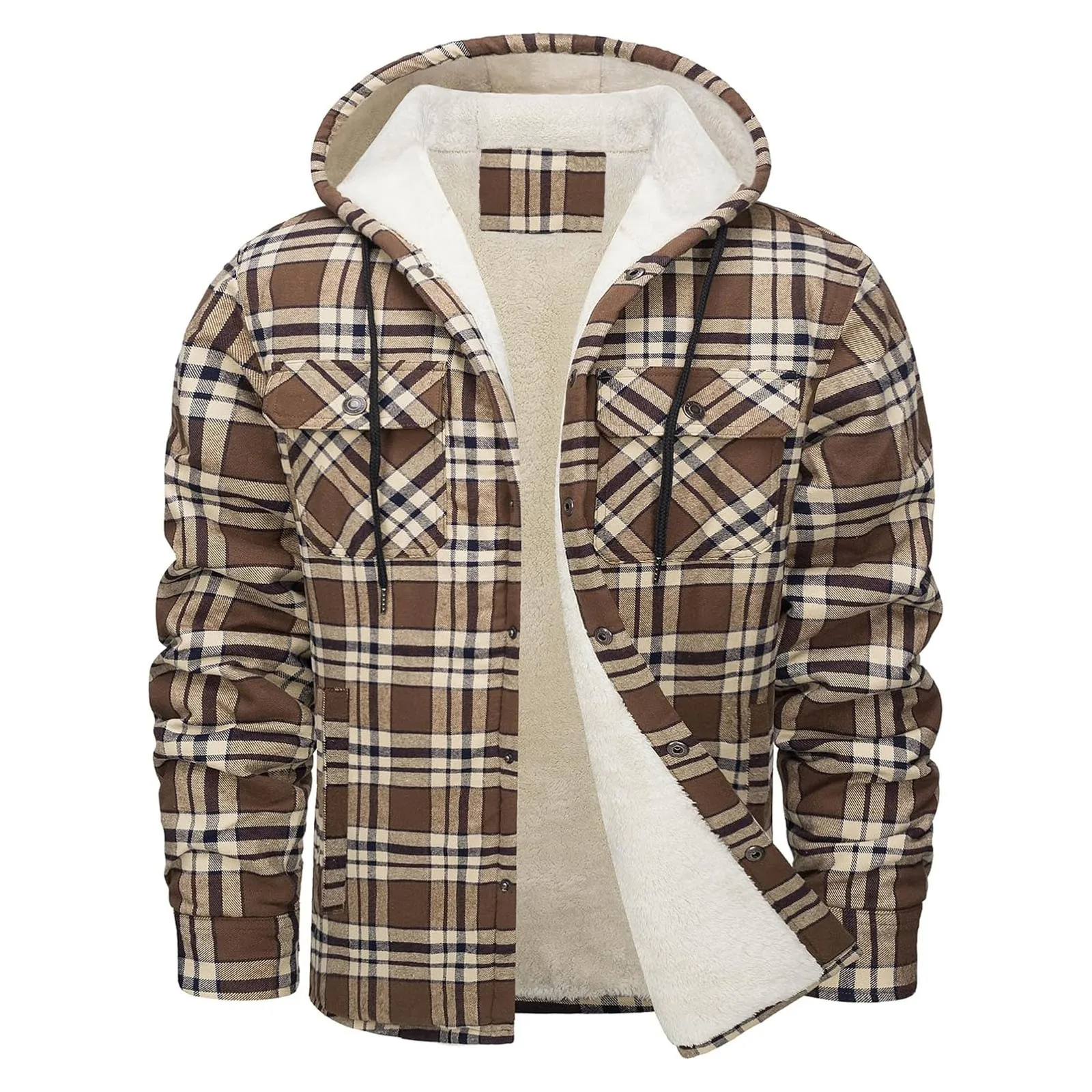 سميكة الدافئة الفانيلا مقنعين  - مراجعة Sherpa Jacket Fleece وسعره