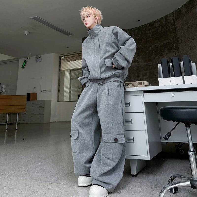 LUZHEN كارديجان ملون 2026 من ا - مراجعة Men'S Fashion Loose Pants وسعره