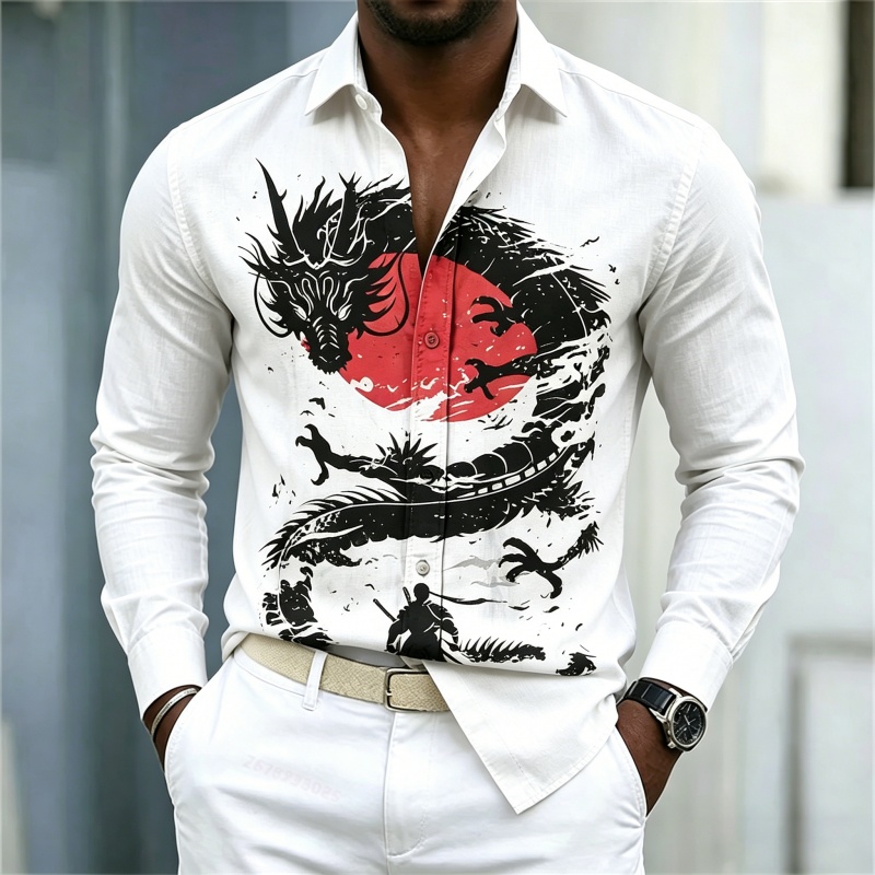 قميص رجالي جديد لعام 2026 بنمط - مراجعة Mens Fashion Streetwear وسعره