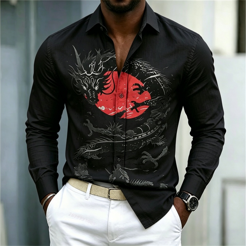 قميص رجالي جديد لعام 2026 بنمط - مراجعة Mens Fashion Streetwear وسعره