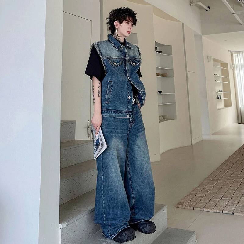LUZHEN 2026 أطقم صيفية من قطعت - مراجعة Mens Fashion Streetwear وسعره