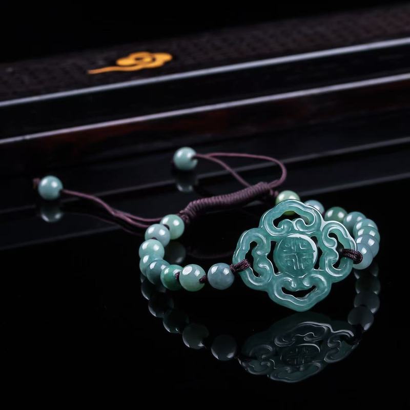سوار من اليشم الطبيعي من الدرج - مراجعة Men'S Fashion Jewelry وسعره