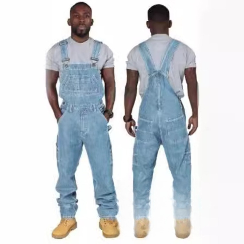 أفرول رجالي من الدنيم الممزق م - مراجعة Men'S Fashion Loose Pants وسعره