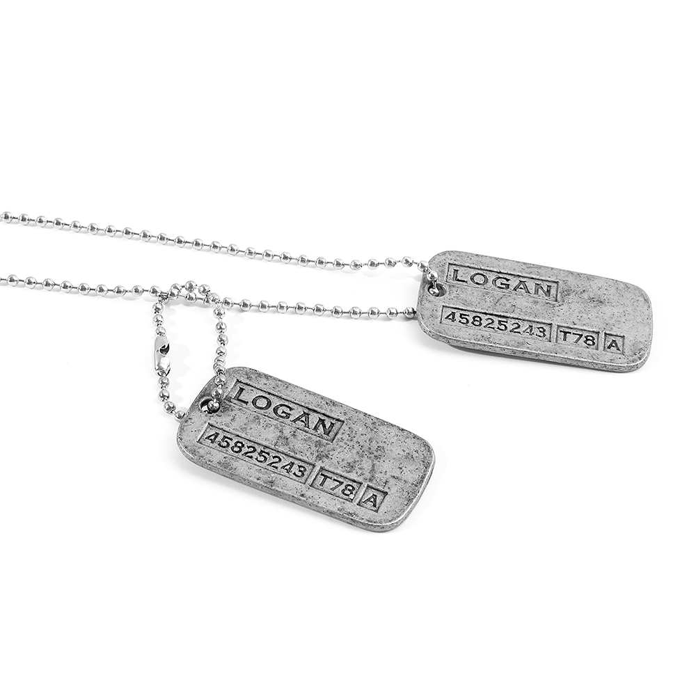 قلادة بطاقة عسكرية بتصميم إكس- - مراجعة Men'S Fashion Jewelry وسعره