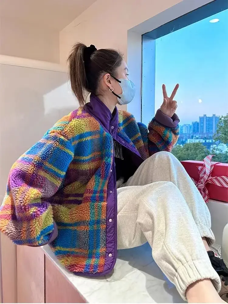 معطف المرأة القطبية الصوف منقو - مراجعة Sherpa Jacket Fleece وسعره