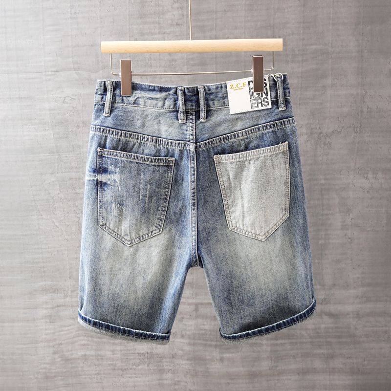 سراويل جينز قصيرة للرجال مع جي - مراجعة Men'S Fashion Loose Pants وسعره