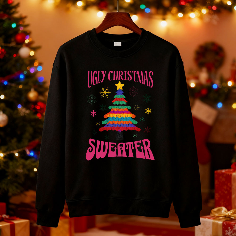سترة عيد الميلاد القبيحة شجرة  - مراجعة Mens Xmas Fashion وسعره