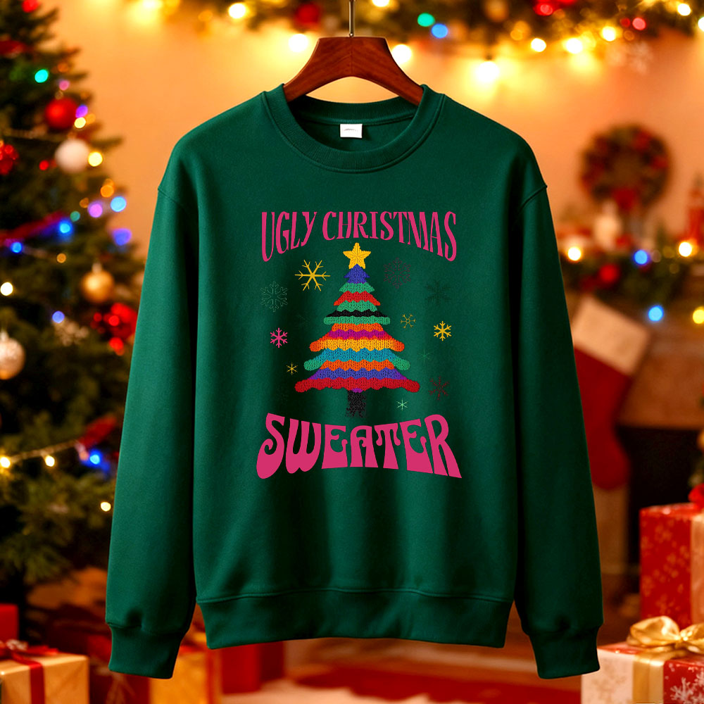سترة عيد الميلاد القبيحة شجرة  - مراجعة Mens Xmas Fashion وسعره