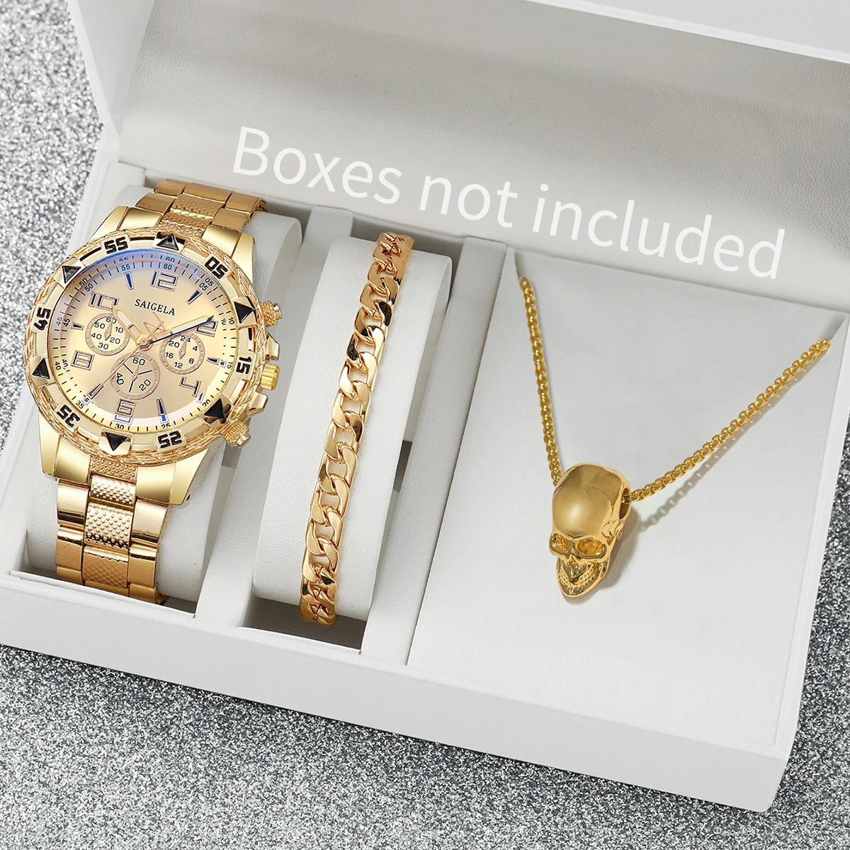 مفاجأة سر مجموعة ساعات صندوق أ - مراجعة Men'S Fashion Jewelry وسعره