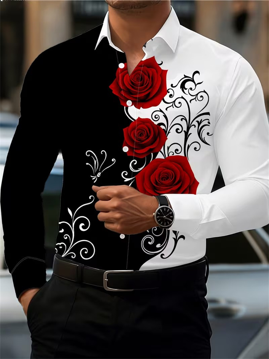 قميص رجالي بأكمام طويلة مزين ب - مراجعة Men'S Fashion Rules وسعره