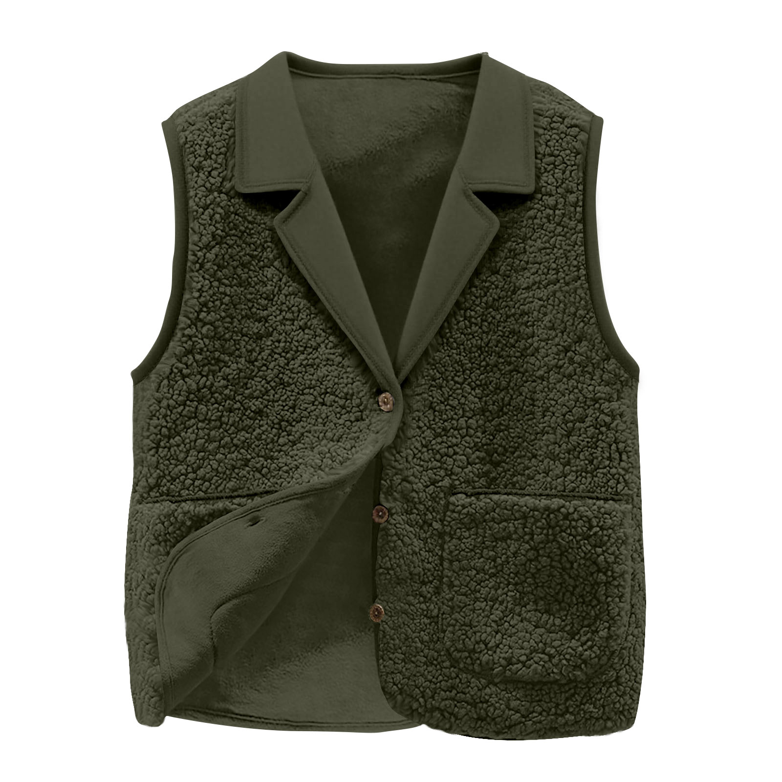 سترة نسائية من صوف شيربا، ياقة - مراجعة Sherpa Jacket Fleece وسعره
