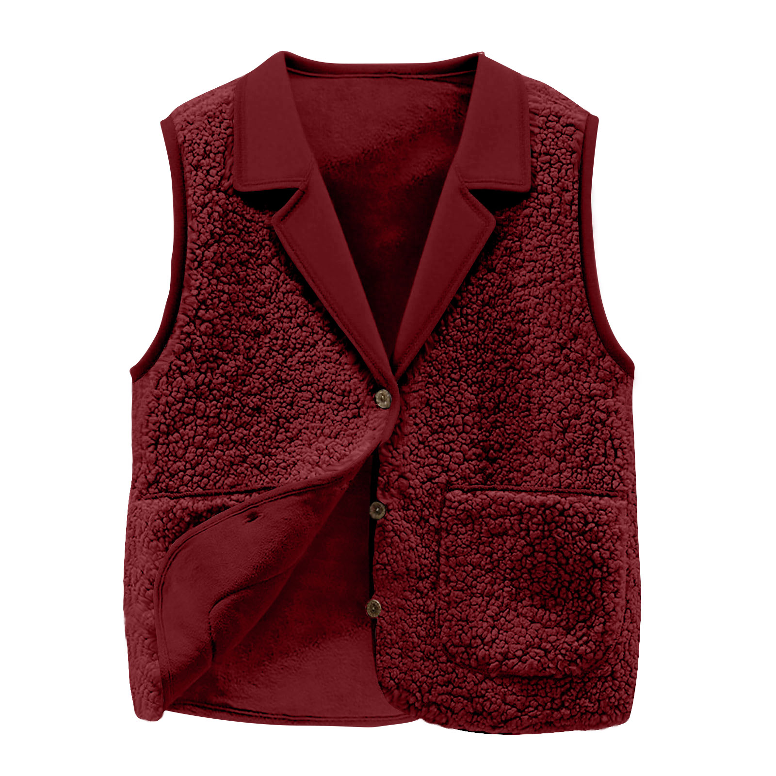 سترة نسائية من صوف شيربا، ياقة - مراجعة Sherpa Jacket Fleece وسعره