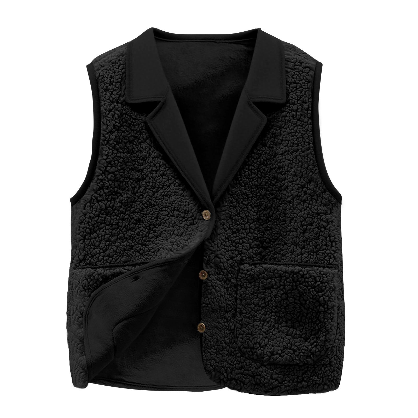 سترة نسائية من صوف شيربا، ياقة - مراجعة Sherpa Jacket Fleece وسعره