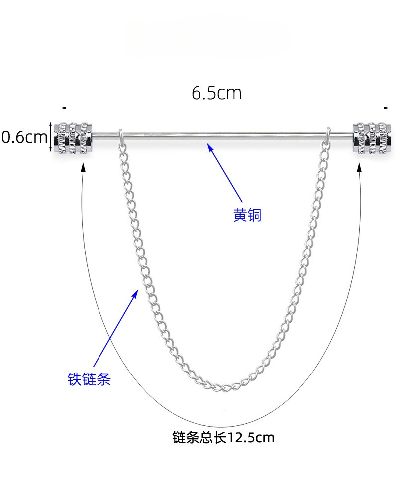 دبوس زينة جديد للرجال للقميص،  - مراجعة Men'S Fashion Jewelry وسعره