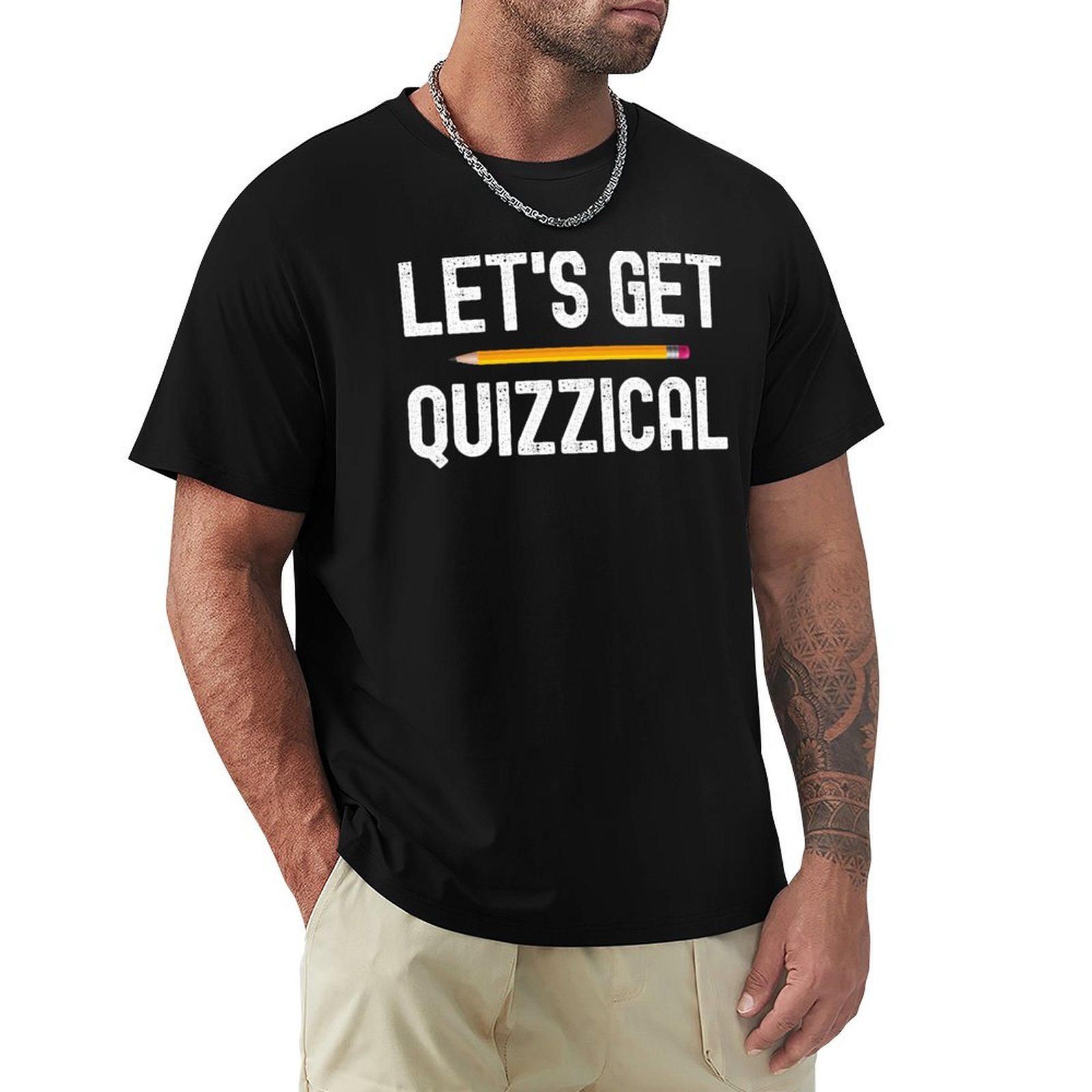 تي شيرت ليتس جيت كويزيكال للحف - مراجعة Men'S Fashion Quiz وسعره