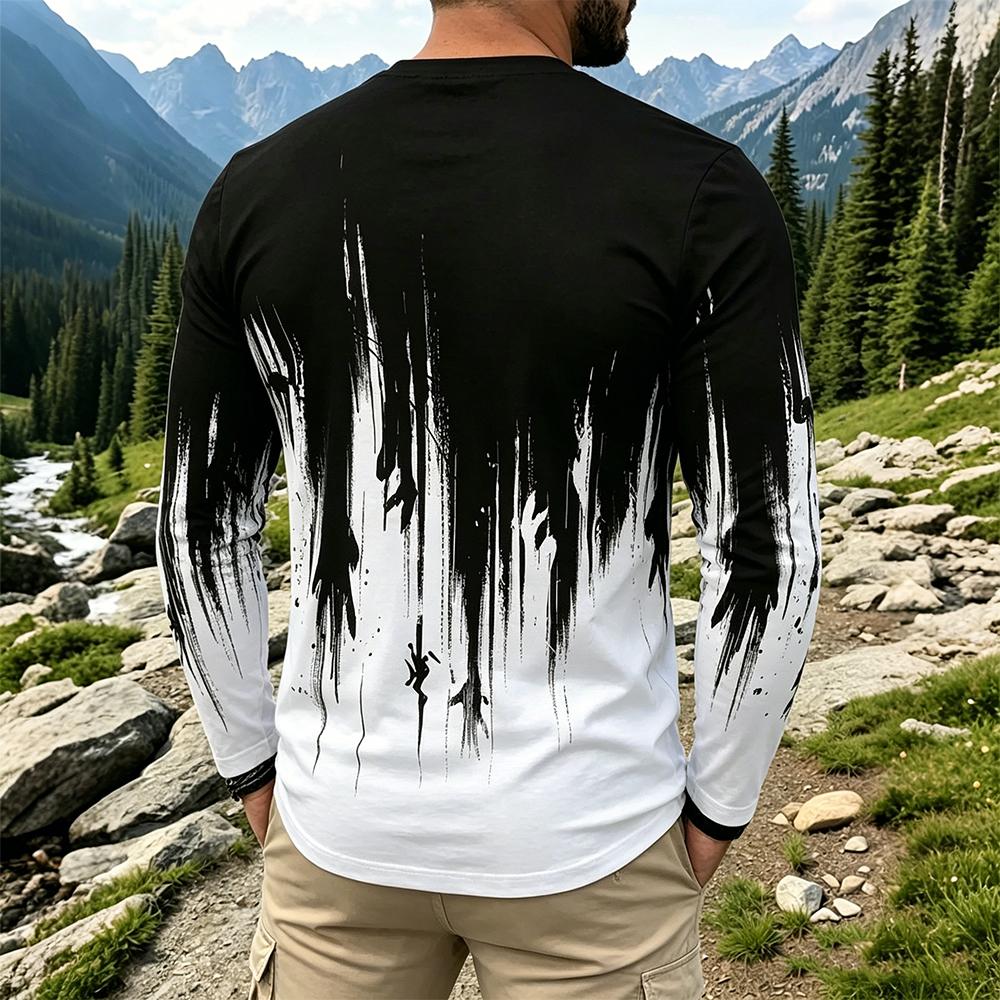 قميص رجالي بأكمام طويلة بتصميم - مراجعة Mens Fashion Streetwear وسعره