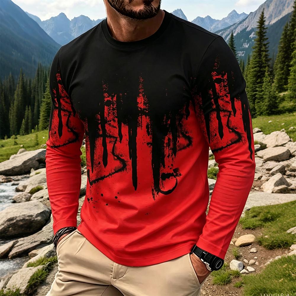 قميص رجالي بأكمام طويلة بتصميم - مراجعة Mens Fashion Streetwear وسعره